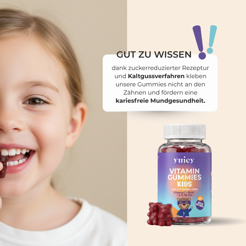 Multivitamin Gummibärchen für Kinder