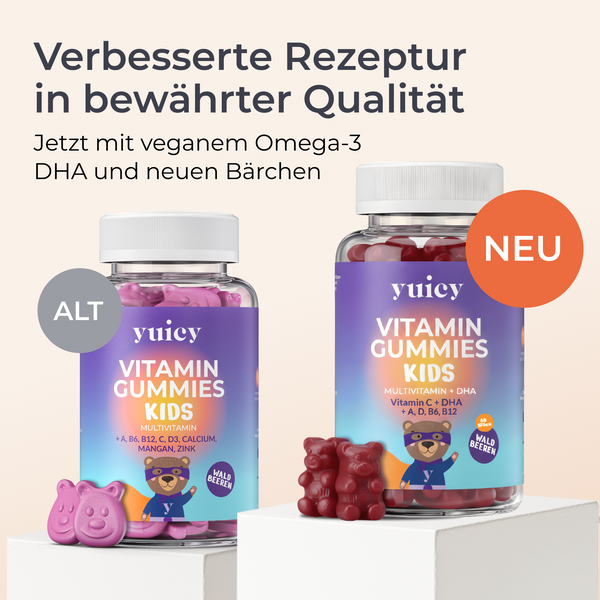 Multivitamin Gummibärchen für Kinder